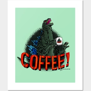 Coffee Kaiju Posters and Art